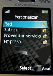 Como saber el numero de intentos que quedan para meter el codigo en los Sony Ericsson 3