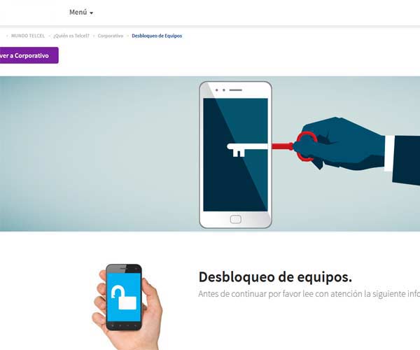 Desbloquear online gratis un celular Telcel México