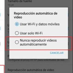 Evitar la reproducción de videos automáticamente